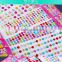 Colorful Love Heart Shape Self-adhesive Acrylic Rhinestone Sticker,Crystal Rhinestone Sticker