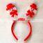 Christmas wreath hair band ,Father Christmas designs gift headband for kids/baby