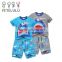 Children Cloth 100% Cotton Knit Material Wholesale Pajamas 2016