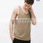 wholesale plain design loose racer back tank tops for men