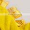 Yellow lion terry cotton hooded bathrobe for promotion