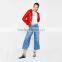 2017 OEM short fine jacket with hood winter bomber warm quilted jacket