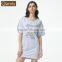 Qianxiu Branded Printed Printed Long Sexy Cotton Nightgown