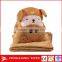 3 in 1 cute cartoon blanket cushion plush coral fleece throw pillow