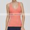 2016 women tight vest sports yoga fitness tops coral back cross strap ladies tank top