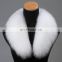 High quality genuine fox fur shawl collar for lady garment down jackets