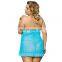 Popular Hot Backless Sexy Night Dress for Fat Ladies