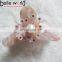 Elegant lady small pearls design cellulose acetate hair claw clips