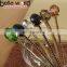 Eourpean fashion heart shape colors rhinestone hair pins