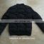 OEM Custom logo mens polyester quilted warm winter jacket bomber polyester quilted thick man blazer