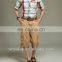 New latest style men pants short cargo 3/4 long cotton pants with multi pockets