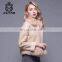 Women Short Style Russian Fur Coats Double Face Lamb Real Leather Jacket