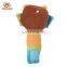 cute stuffed animal cartoon owl plush rattle toys for baby