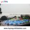 Factory price mobile land water Amusement Park with water pool