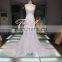 Complicated Handcraft Luxury Beaded Long Train Mermaid Corset Wedding Dress For 2016