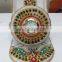 Ratna Handicrafts Carved Round Table Clock