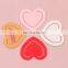 Bookmark plastic bookmark heart shape plastic bookmark
