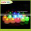 hot!flamless multi color led tealight candle