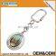 2015 newest high quality custom PRAHA metal spinning keychain