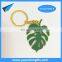 Cheap Round custom soft enamel keychains with 30mm keyrings