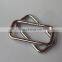 Wholesale fashion metal locking snap hooks /metal D ring/ solide metal buckle for handbag accessories