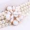 New Fashion Small Gold Buckle Inlaying Rhinestone Pearl Belts For Women all-match Dress