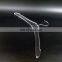 China made acrylic plastic high quality Adult children's wear wide shoulder hangers