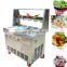 DHL express to door worldwide frozen yogurt rolls fry ice cream machine with real fruits