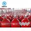Superior manufacture seamless steel valve equipped gas cylinder 80L co2 bottle for fire extinguisher