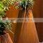 More Even Rustic Finish Corten Steel Garden Pot
