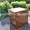 CORTEN steel water fountain with LED Light