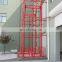 7LSJD SevenLift cheap 3 ton small residential guide rail chain hydraulic panel warehouse cargo goods lift elevators