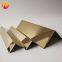 304 brushed silver stainless steel trim L shaped type profile