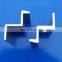 Frameless solar panel thin film glass panel clamps
