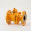 Manual Flange Fuel Gas Solid Ball Valve with Grease Injection Valve