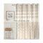 Custom New Fancy Designs Bathroom Hotel Hookless Shower Curtain in China