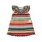 Boutique Serape Mexican Dresses Leopard Print Dress For Girl wholesale price