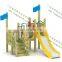 Enjoyable Outdoor Wooden Playground for Children