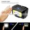 High Power 500 Lumens USB Rechargeable Outdoor Waterproof COB LED Headlamp Sensor For Camping