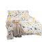 2020 new design pattern reactive printing aloe cotton polyester fabric soft breathable bed sheet duvet cover cheap bedding set