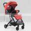 Luxury baby stroller foldable 2 in 1 kids pram infant pushchair