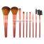 2015 Hot Professional 9pcs/set Pink Makeup Brushes Makeup For You Brush Set Cosmetic Brushes