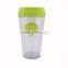 starbucks coffee cup AS double plastic cups high-temperature portable leakproof creative couples cups