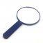 Dark Blue Round Hand Held Mirror Cosmetic Custom Color Hand Mirror