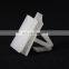 Car Door Bumper Mounting Plate Buckle White Trim Clips Plastic Fasteners
