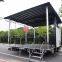 outdoor Hydraulic Portable stage trailer for live events