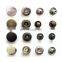 Wholesale Custom Different Sizes Round Brass Silver Metal Snap Buttons For Clothes