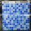 Mix Blue hot melted Glass swimming pool tiles mosaic