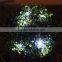 2 Pack Outdoor Garden 30 Bright White LED Solar Topiary Tree Bush Landscape Path Light Lamp Yard Patio Decoration