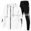 Hot sale new year christmas sale 2-pieces colour block hoodie plus size clothes sports suit custom men's hooded suit